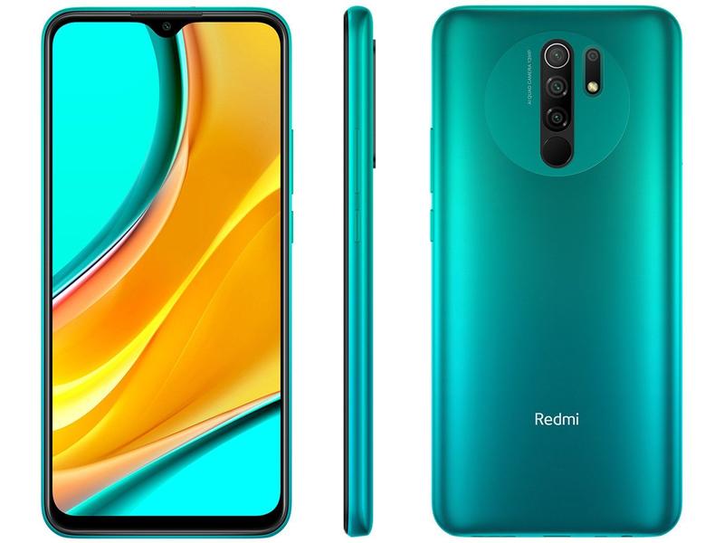 Smartphone Xiaomi Redmi 9 64GB Verde 4G Octa-Core - 4GB 6,53” Câm